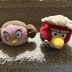 Angry Birds Star Wars Luke  Skywalker & Leia 5”