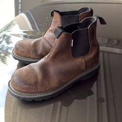 Wolverine Mens Floorhand Steel Toe Work Romeo  Boot, Brown-US 8W