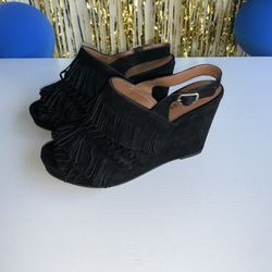 LUCKY BRAND Women’s Suede Wedges! Size 9M