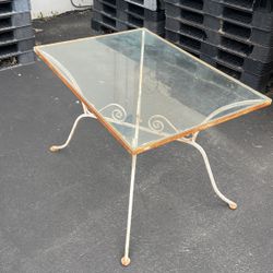 Vintage Iron Patio Table