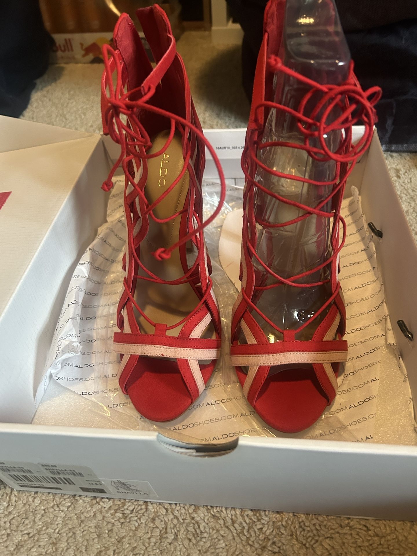 Size 8.5 Red And pink Heels