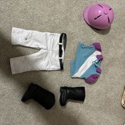 American girl doll horse riding outfit 18 “ doll clothes 