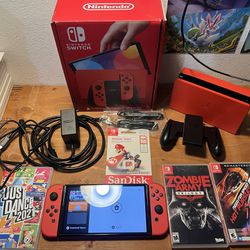 Nintendo Switch Oled Mario Red Edition $330.00 