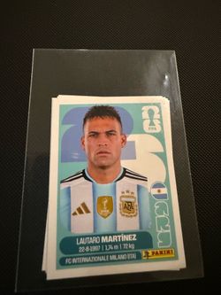 Lautaro Martinez Panini FIFA World Cup sticker