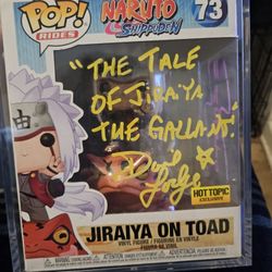 Jiraiya On Toad Signed Funko Pop