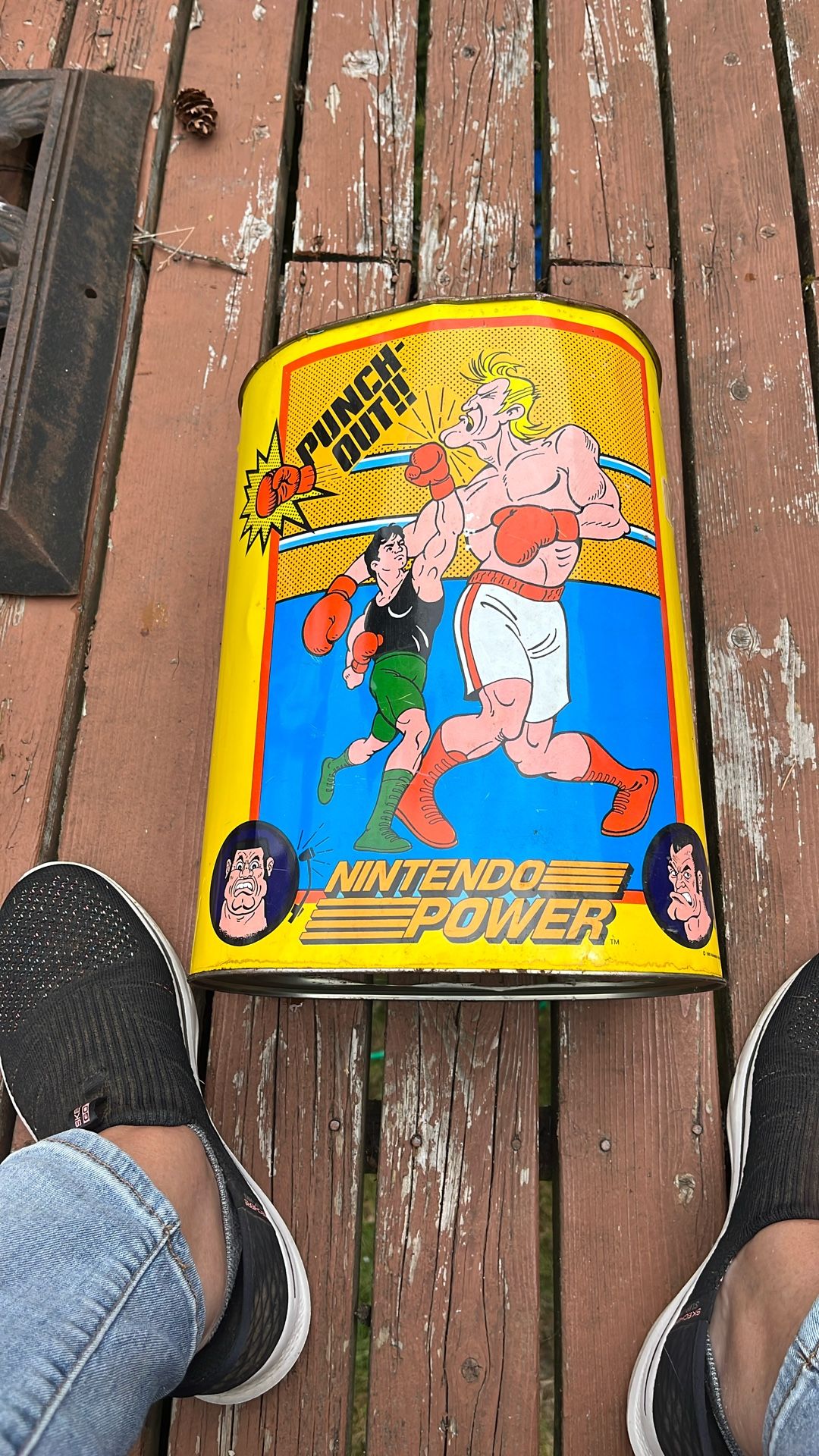 Nintendo Trash Can 1980’s