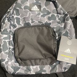 Adidas  Grey and black camo backpack