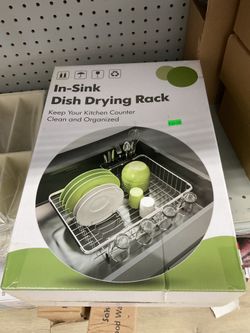 New In-Sink Dish Drying Rack