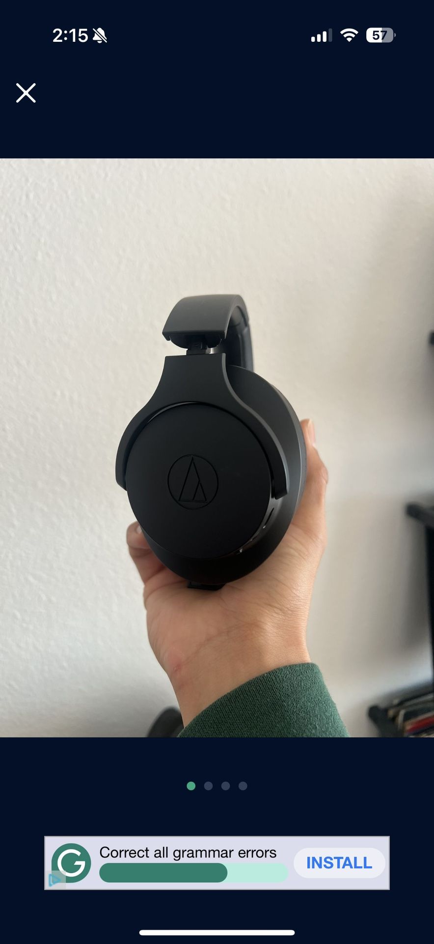 Audio Technica ATH-ANC700BT Wireless Headphones