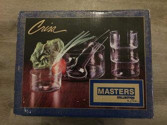 Masters Collection By Crisa Glass 5 Piece