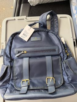 London fog navy back pack
