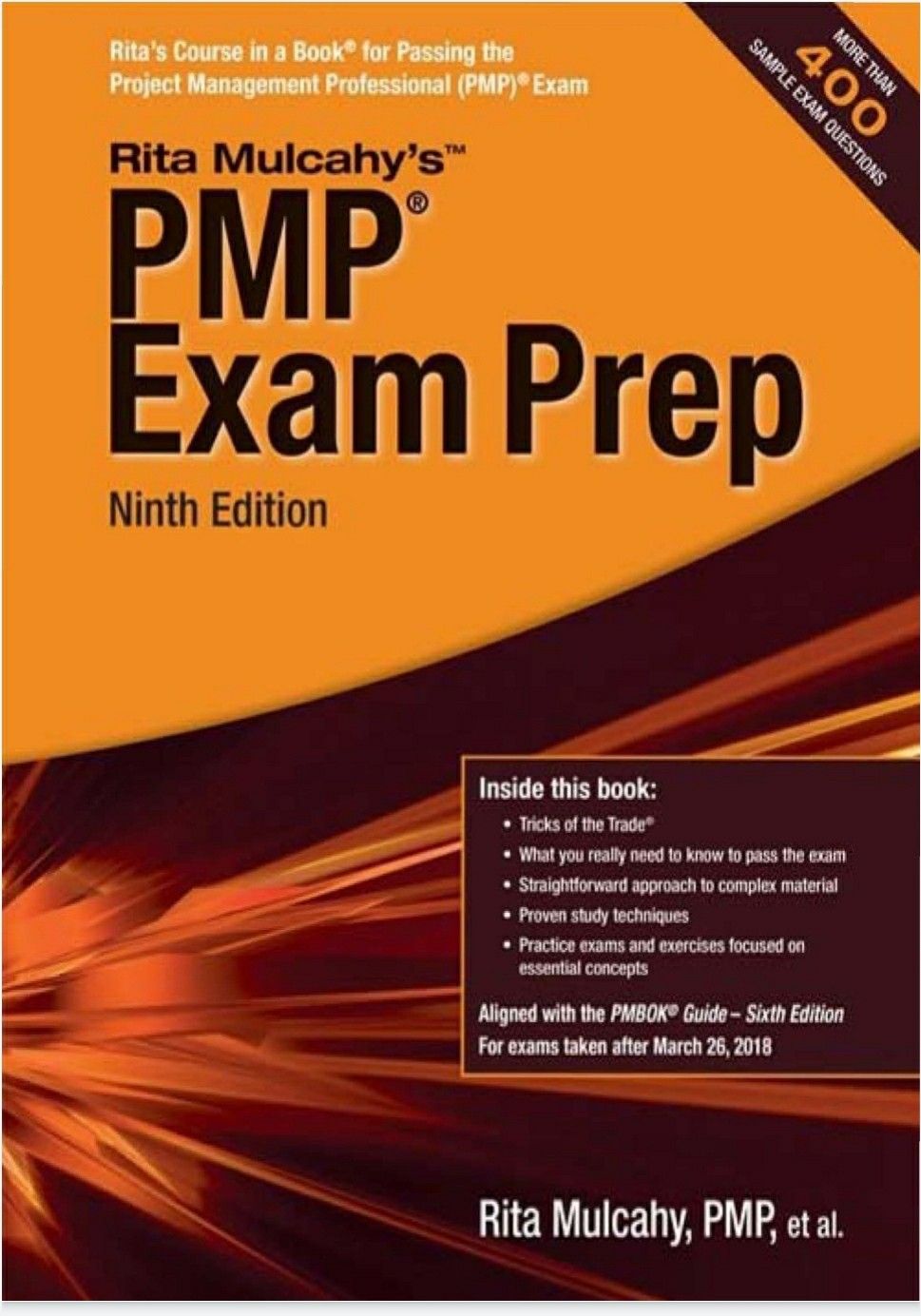 PMP Exam Prep Ninth Edition by Rita Mulcahy 9781943704040 eBook PDF free instant delivery