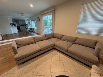 Large L-Shaped Sectional Sofa  – $700