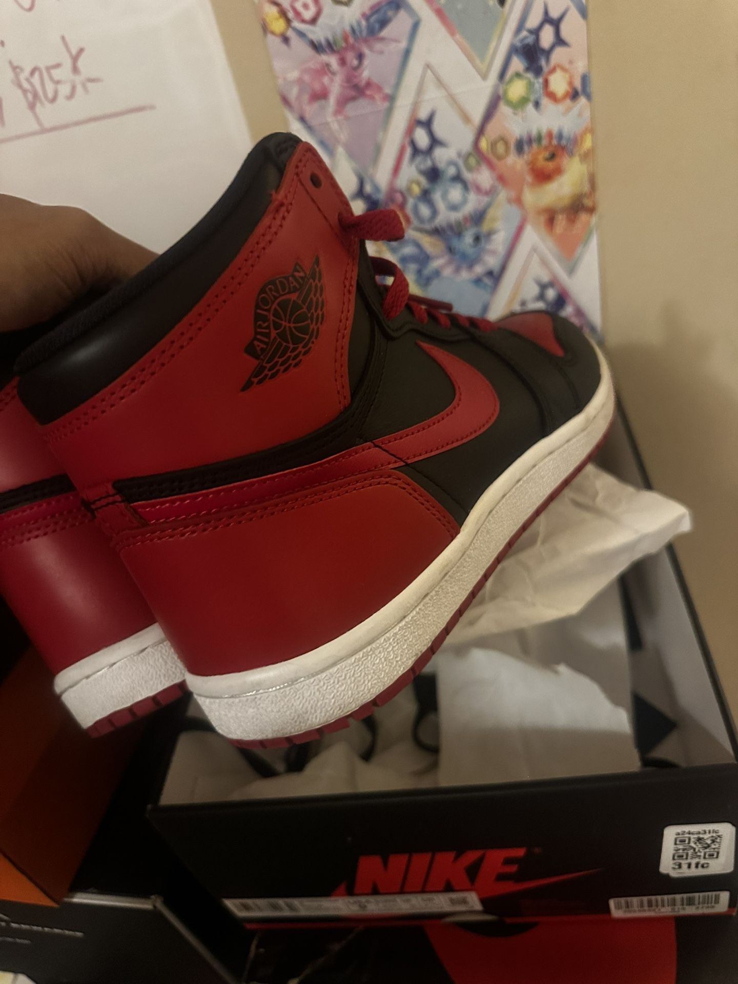 85 Air Jordan 1 Retro High Sz 9