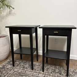 2 ikea hemnes nightstands 