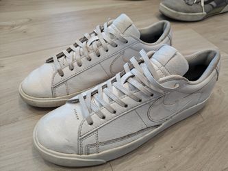 Nike Blazer White leather mens 8.5 $20