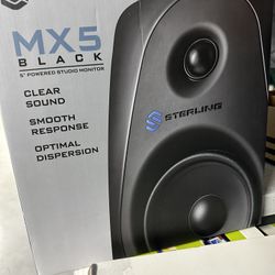 Sterling 5” Powered Studio Monitor Speaker