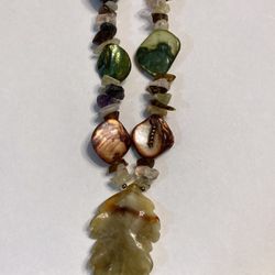 Fashion Jewelry Leaf Necklace 