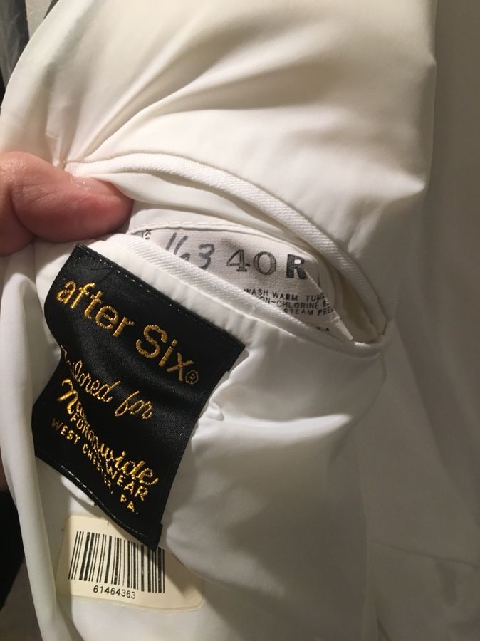 White Tuxedo Jacket