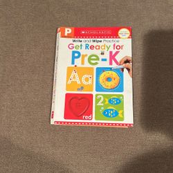 Children’s Scholastic Get Ready For Pre-K Book 