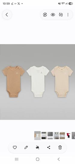 3 -pieces set onesie Jordan