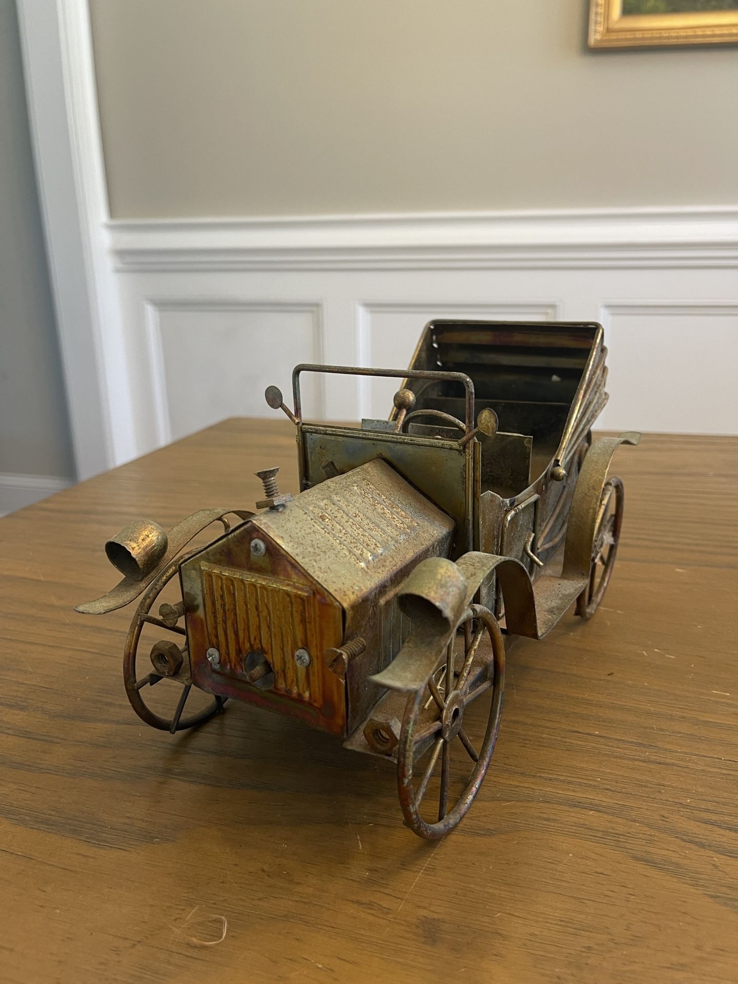 Vintage Copper Music Box Car | King of the Road Tune | Jalopy Car
