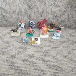 11 Vintage Metal Figurine
