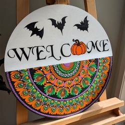 Fall Decorations Hand Painted New 