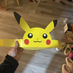 Pikachu paper hat