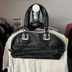 Black Leather Shoulder Bag $10!!!!!