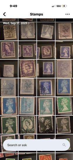 Queen Of England Stamps 