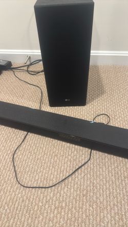 LG Soundbar & Sub Woofer 