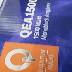 Quantum Audio 1500.1 Mono Amplifier 