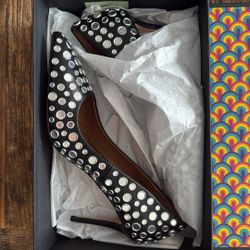 Kurt Geiger Belgravia Slip On Pointed Toe High Heel Pumps