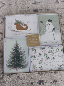 Hallmark Christmas/Holiday Cards Set, 40 Pcs, Brand NEW