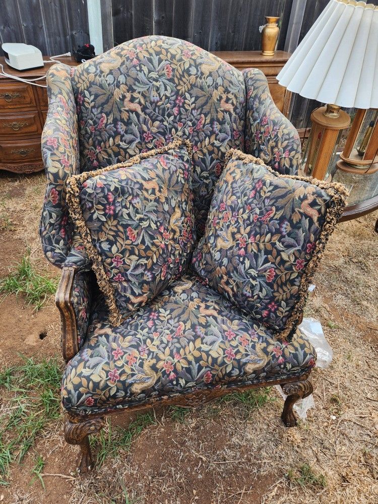 Overstuffed chair