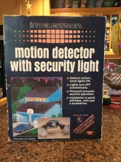 Intelectron Motion Detector With Security Lights 