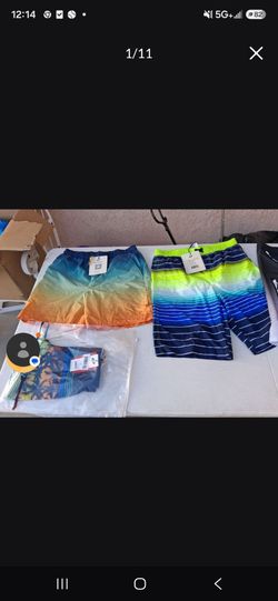 ROKKA&ROLLA swim trunks board shorts men's and teens