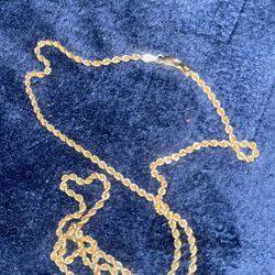 10k Gold Rope Chain 