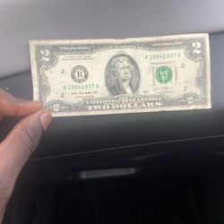 Circulated 2013 Series B $2 Bill