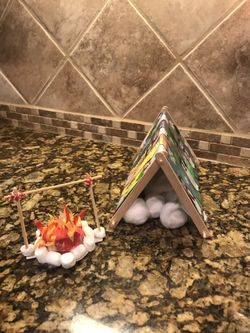 Elf Camping Display