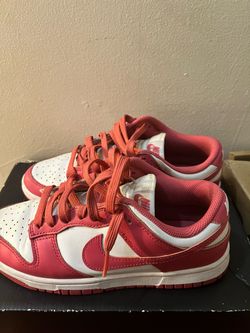 Nike dunk pink and white