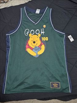 Disney Winnie the Pooh "Hundred Acre Wood 100" Basketball Jersey – NEW w/ Tags – Medium