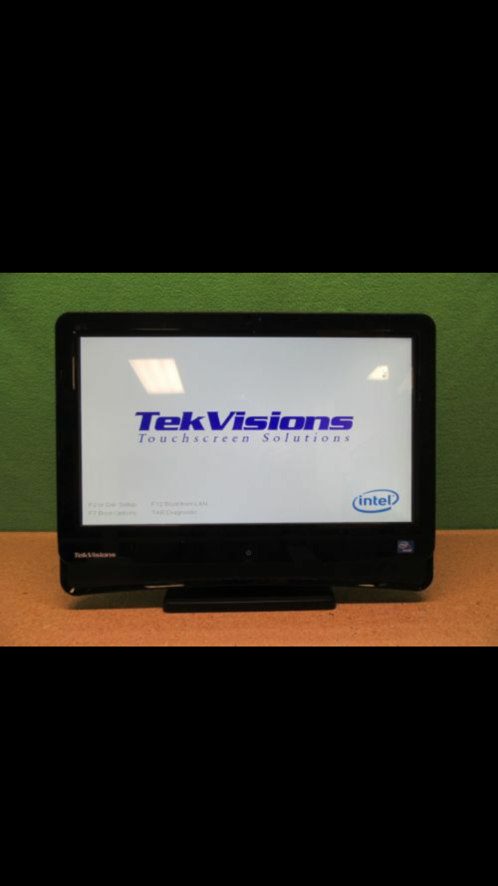 Tekvisions DA8CR21 19" Touchscreen Panel PC Celeron B830 1.8GHz 2GB RAM 320GB HDD *Tested*