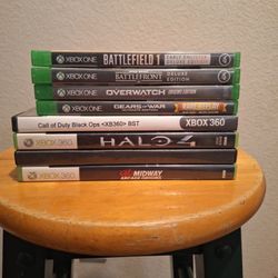 8 Xbox 360/Xbox One Game Lot