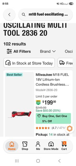 m18 fuel oscillating multi tool 2836 20
