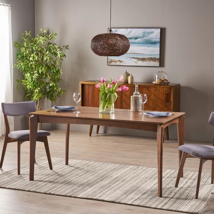 Mid Century Walnut Dining Table ✨