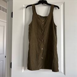 $10 for SHEIN Olive Green V-Neck Ribbed Dress
