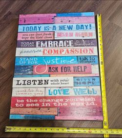 Inspirational Canvas Print  - $5.00