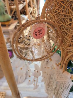 Boho Dream Catcher with Shell Fringe